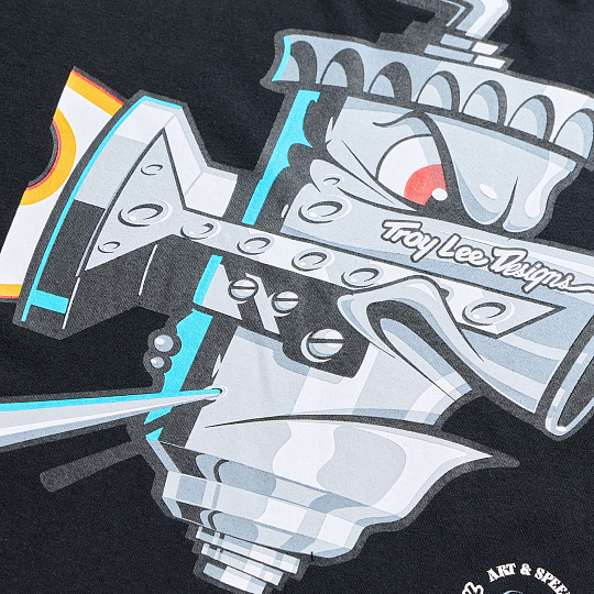 TLD TRIKO S KRÁTKÝM RUKÁVEM CARB CLUB BLACK (70173700)