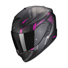 Moto přilba SCORPION EXO-1400 EVO AIR SHELL matná černo/růžová Moto přilba SCORPION EXO-1400 EVO AIR SHELL matná černo/růžová