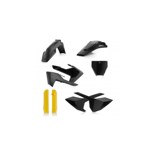Acerbis plastový full kit pasuje na  HQTC125 16/18,250 17/18,FC250/350/450 16/18 černá/žlutá