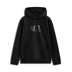 mikina SHAW OVERSIZED HOODIE, ALPINESTARS (černá/černá)