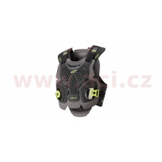 chránič hrudi A-4 MAX, ALPINESTARS (černá/antracit/žlutá fluo) 2025 chránič hrudi A-4 MAX, ALPINESTARS (černá/antracit/žlutá fluo) 2025