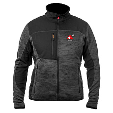 bunda ACI kombinace úplet a softshell - šedá + černá