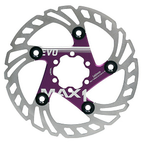 brzdový kotouč MAX1 Evo 160 mm fialový brzdový kotouč MAX1 Evo 160 mm fialový