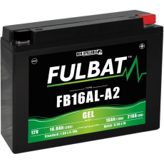 baterie 12V, YB16AL-A2 GEL, 12V, 16Ah, 210A, bezúdržbová GEL technologie 205x70x162 FULBAT (aktivovaná ve výrobě) baterie 12V, YB16AL-A2 GEL, 12V, 16Ah, 210A, bezúdržbová GEL technologie 205x70x162 FULBAT (aktivovaná ve výrobě)