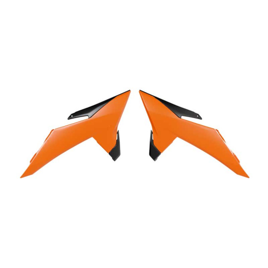 spoilery chladiče KTM, RTECH (oranžová, černá)