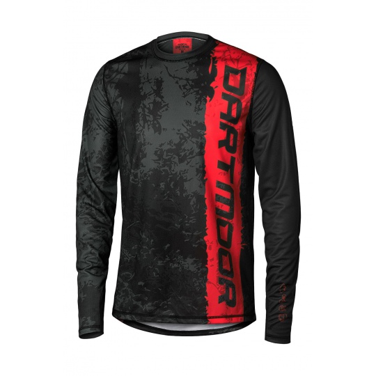 Dartmoor Woods Tech Jersey dres  - dlouhé rukávy - Red Devil BLK