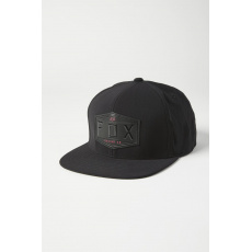 Pánská čepice Fox Emblem Snapback Hat Black Pánská čepice Fox Emblem Snapback Hat Black