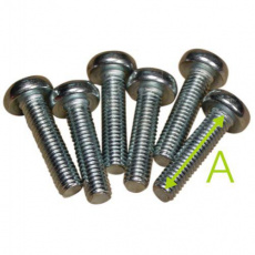 spotřební materiál WINTERSTEIGER Snowboard Screws M6x20, roundhead (50 pcs.) spotřební materiál WINTERSTEIGER Snowboard Screws M6x20, roundhead (50 pcs.)