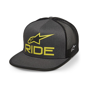 Alpinestars Ride 4.0 Trucker kšiltovka - charcoal/černá/lime Alpinestars Ride 4.0 Trucker kšiltovka - charcoal/černá/lime