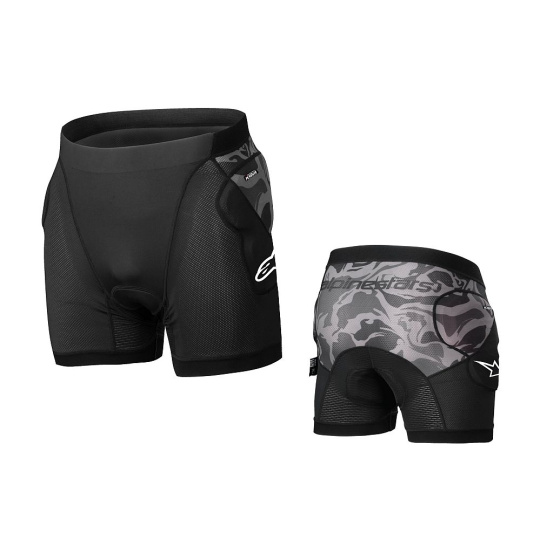 Alpinestars A-Motion Plasma Shorts - ochranné kraťasy černé camo
