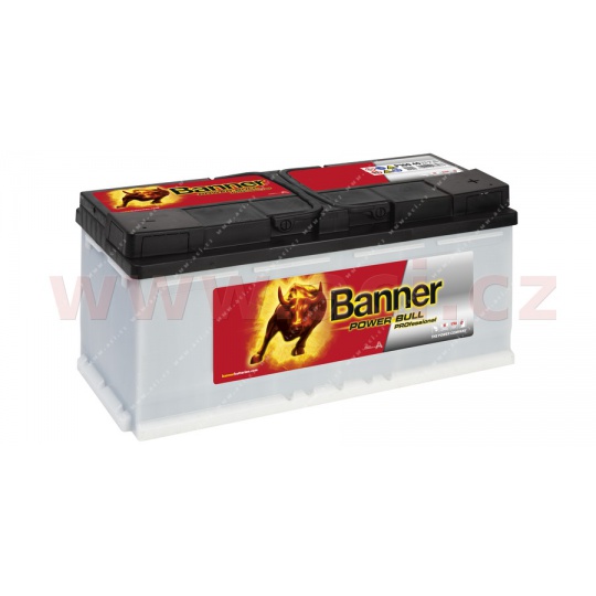 100Ah baterie 820A, pravá BANNER Power Bull Professional 354x175x190