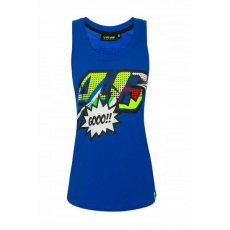 Dámské tílko Valentino Rossi VR46 POP ART modré 352316 Dámské tílko Valentino Rossi VR46 POP ART modré 352316