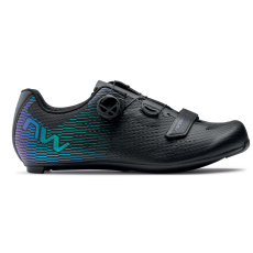 Pánské Road tretry Northwave Storm Carbon 2  Black/Iridescent