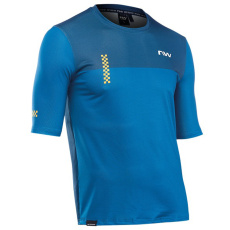 Pánský cyklo dres Northwave Xtrail 2 Man Jersey Short Sleeve  Blue