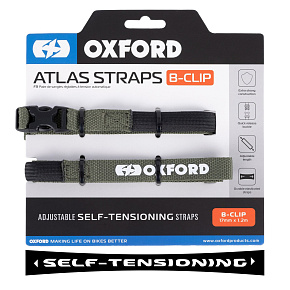 zavazadlové popruhy Atlas B-Clip, 2 ks, OXFORD (zelená, 17mm x 1,2m) zavazadlové popruhy Atlas B-Clip, 2 ks, OXFORD (zelená, 17mm x 1,2m)