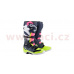 boty TECH 7, ALPINESTARS (černá/modrá/růžová/žlutá fluo)