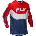 dres KINETIC, FLY RACING - USA 2026 (červená/bílá/modrá)