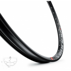 ráfek MACH1 29" Trucky 30 disc 32děr/1nýt černý ráfek MACH1 29" Trucky 30 disc 32děr/1nýt černý
