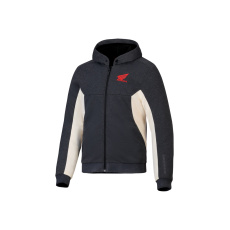 bunda CHROME V3 SPORT HOODIE HONDA kolekce, ALPINESTARS (tmavě šedá/krémová/červená) 2026