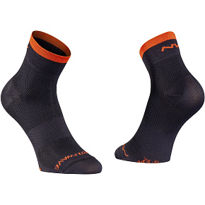 Cyklo ponožky Northwave Origin Sock Black/Siena Orange Cyklo ponožky Northwave Origin Sock Black/Siena Orange