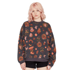 Dámská mikina Volcom Connected inds Crew Black Dámská mikina Volcom Connected inds Crew Black
