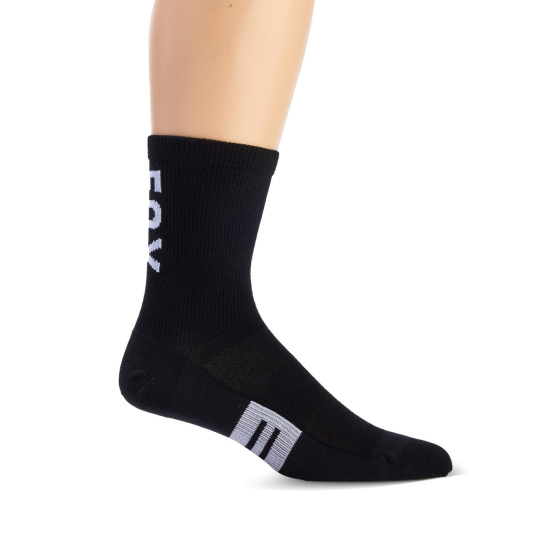 Cyklo ponožky Fox 6" Flexair Merino Sock Black Cyklo ponožky Fox 6" Flexair Merino Sock Black