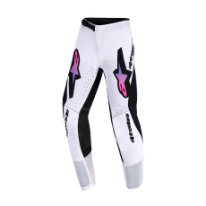 kalhoty SUPERTECH VISTA YOUTH, ALPINESTARS, dětské (bílá/fialová/černá) 2026 kalhoty SUPERTECH VISTA YOUTH, ALPINESTARS, dětské (bílá/fialová/černá) 2026