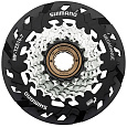 7-kolo SHIMANO MF-TZ510 14-34 zubů Megarange, s krytem paprsků, v krabičce