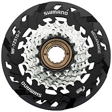 7-kolo SHIMANO MF-TZ510 14-34 zubů Megarange, s krytem paprsků, v krabičce