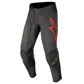 kalhoty TECHSTAR PHANTOM, ALPINESTARS (černá antracit/zelená neon)
