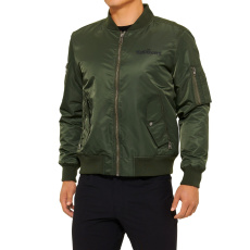 bunda BOMBER zelená 100% - USA bunda BOMBER zelená 100% - USA