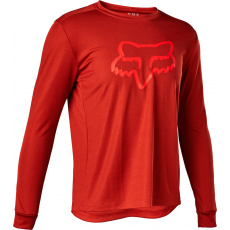 Dětský dres Fox Yth Ranger Ls Jersey Red Clear *