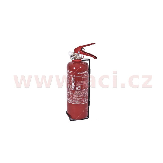 Práškový hasící přístroj, třídy požáru ABC - náplň 2 kg s manometrem