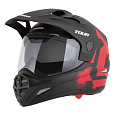 přilba Tour 2.0 Crew, CASSIDA (černá matná/červená, plexi s přípravou pro Pinlock) 2026