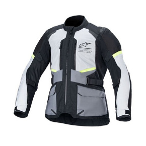 bunda ANDES AIR DRYSTAR, ALPINESTARS (světle šedá/tmavě šedá/černá/žlutá fluo) 2027 bunda ANDES AIR DRYSTAR, ALPINESTARS (světle šedá/tmavě šedá/černá/žlutá fluo) 2027