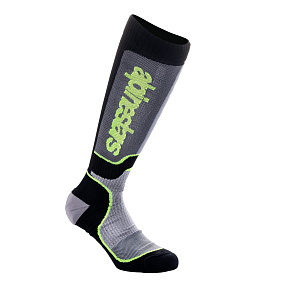 ponožky MX PLUS, ALPINESTARS, dětské (černá/šedá/žlutá fluo) 2027 ponožky MX PLUS, ALPINESTARS, dětské (černá/šedá/žlutá fluo) 2027