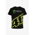 Tričko VR46 Valentino Rossi - Monster Energy černé - M