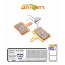 Brake Authority Burly - Shimano Deore brzdové destičky Brake Authority Burly - Shimano Deore brzdové destičky