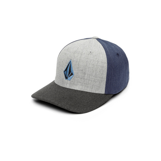 Pánská čepice Volcom Full Stone Hthr Flexfit Hat  Smokey Blue