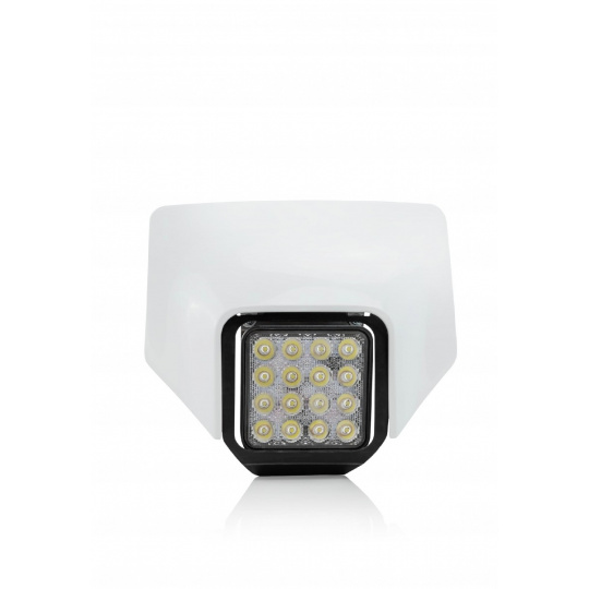 Acerbis led maska pasuje na FE250/350/450 17-19,TE250/300 18-19 bílá