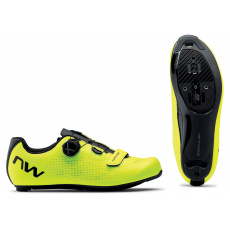 Pánské Road tretry Northwave Storm Carbon 2 Yellow Fluo/Black Pánské Road tretry Northwave Storm Carbon 2 Yellow Fluo/Black