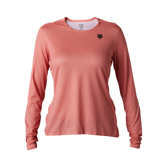 Dámský dres Fox W Flexair Ascent Ls Jersey  Salmon