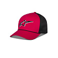 kšiltovka AGELESS SHADOW TRUCKER, ALPINESTARS (červená/černá)
