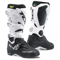 Moto boty TCX COMP EVO 2 MICHELIN černo/bílé Moto boty TCX COMP EVO 2 MICHELIN černo/bílé