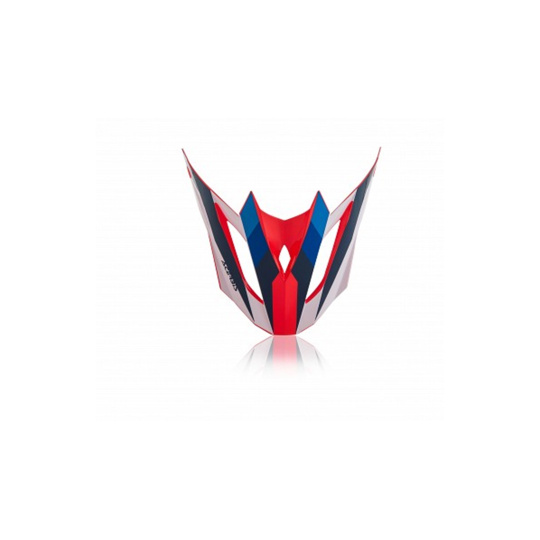 ACERBIS kšilt přilby Profile 4.0 modrá/červená modrá/červená