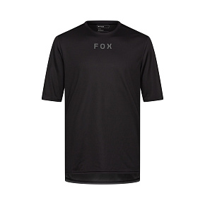 Cyklistický dres Fox Ranger s Jersey Wordmark Black Cyklistický dres Fox Ranger s Jersey Wordmark Black