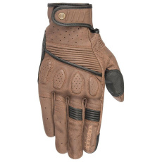 rukavice CRAZY EIGHT OSCAR, ALPINESTARS (černé/hnědé) rukavice CRAZY EIGHT OSCAR, ALPINESTARS (černé/hnědé)