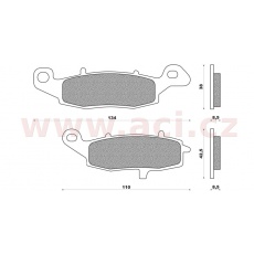 brzdové destičky (směs ROAD TOURING SINTERED) NEWFREN (2 ks v balení) brzdové destičky (směs ROAD TOURING SINTERED) NEWFREN (2 ks v balení)