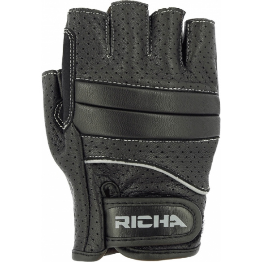 Moto rukavice RICHA MITAINE bezprstové černé