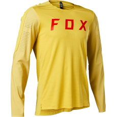 Pánský cyklo dres Fox Flexair Pro Ls Jersey  Pear Yellow